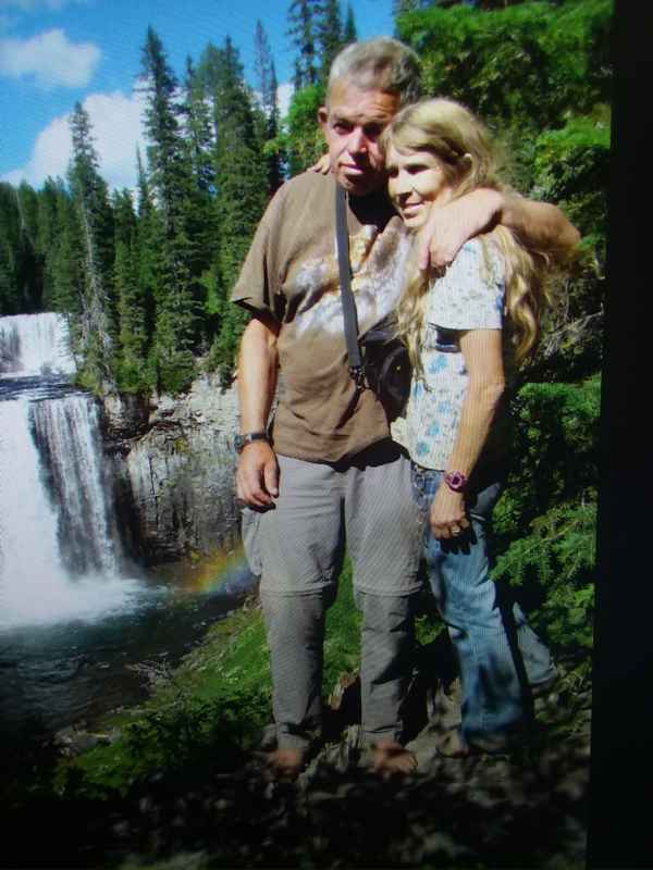 picture of young couple camping in the outback